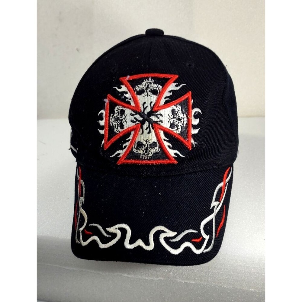 Vintage West Coast Choppers w Flames Baseball SnapBack Hat Cap OSFA ( 22" )
